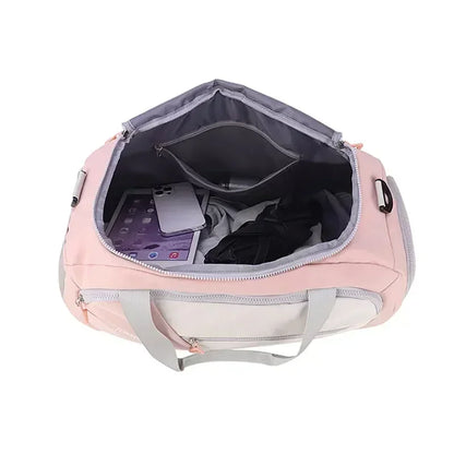 Men Women Large Capacity Waterproof Gym Sports Bags Fitness Training Outdoor Travel Duffle Bag Shoulder Handbag